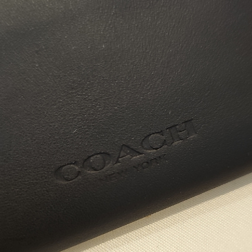 Coach Black and Red Card Holder with Mickey Design - Picture 6 of 7